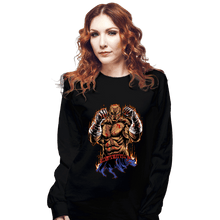 Load image into Gallery viewer, Daily_Deal_Shirts Long Sleeve Shirts, Unisex / Small / Black Sagat Fighter