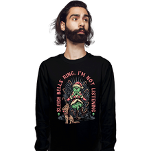 Load image into Gallery viewer, Daily_Deal_Shirts Long Sleeve Shirts, Unisex / Small / Black Sleigh Bells Ring