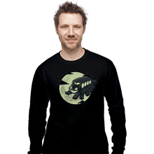 Load image into Gallery viewer, Shirts Long Sleeve Shirts, Unisex / Small / Black Midnight Nekobus