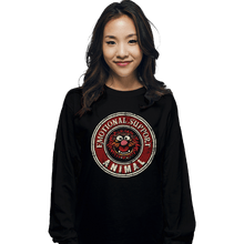 Load image into Gallery viewer, Daily_Deal_Shirts Long Sleeve Shirts, Unisex / Small / Black Emotional Support Animal