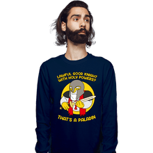 Load image into Gallery viewer, Daily_Deal_Shirts Long Sleeve Shirts, Unisex / Small / Navy That's A Paladin