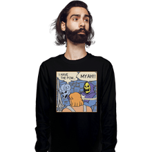 Load image into Gallery viewer, Shirts Long Sleeve Shirts, Unisex / Small / Black He-Slap