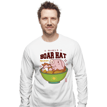 Load image into Gallery viewer, Shirts Long Sleeve Shirts, Unisex / Small / White Boar Hat Ramen