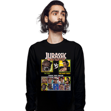 Load image into Gallery viewer, Daily_Deal_Shirts Long Sleeve Shirts, Unisex / Small / Black Jurassic Fighter