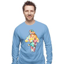 Load image into Gallery viewer, Shirts Long Sleeve Shirts, Unisex / Small / Powder Blue Magical Silhouettes - Isabelle