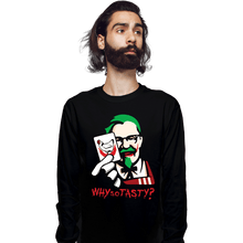 Load image into Gallery viewer, Daily_Deal_Shirts Long Sleeve Shirts, Unisex / Small / Black Why So Tasty?