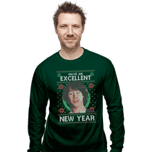 Load image into Gallery viewer, Shirts Long Sleeve Shirts, Unisex / Small / Forest Excellent New Year