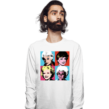 Load image into Gallery viewer, Secret_Shirts Long Sleeve Shirts, Unisex / Small / White Warhol Golden Girls