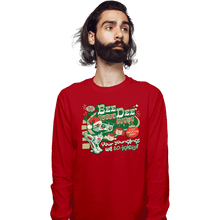 Load image into Gallery viewer, Daily_Deal_Shirts Long Sleeve Shirts, Unisex / Small / Red Buddy Droid