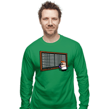 Load image into Gallery viewer, Daily_Deal_Shirts Long Sleeve Shirts, Unisex / Small / Irish Green French Chalkboard