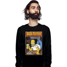Load image into Gallery viewer, Daily_Deal_Shirts Long Sleeve Shirts, Unisex / Small / Black Beer Fiction