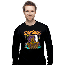 Load image into Gallery viewer, Daily_Deal_Shirts Long Sleeve Shirts, Unisex / Small / Black Scooby Stacks