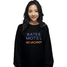 Load image into Gallery viewer, Shirts Long Sleeve Shirts, Unisex / Small / Black Bates Motel