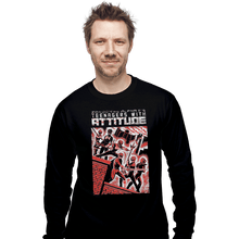 Load image into Gallery viewer, Shirts Long Sleeve Shirts, Unisex / Small / Black Teens With Attitude
