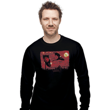 Load image into Gallery viewer, Shirts Long Sleeve Shirts, Unisex / Small / Black Starry Dragon