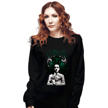 Load image into Gallery viewer, Secret_Shirts Long Sleeve Shirts, Unisex / Small / Black The Call