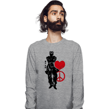 Load image into Gallery viewer, Shirts Long Sleeve Shirts, Unisex / Small / Sports Grey Crimson Josuke