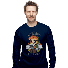 Load image into Gallery viewer, Shirts Long Sleeve Shirts, Unisex / Small / Navy One More Dungeon