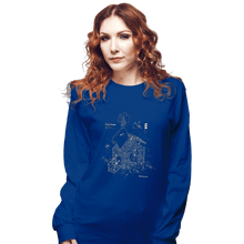 Load image into Gallery viewer, Shirts Long Sleeve Shirts, Unisex / Small / Royal Blue Trojan Rabbit
