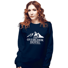 Load image into Gallery viewer, Shirts Long Sleeve Shirts, Unisex / Small / Navy The Overlook
