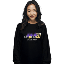 Load image into Gallery viewer, Shirts Long Sleeve Shirts, Unisex / Small / Black Make It So