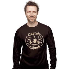 Load image into Gallery viewer, Shirts Long Sleeve Shirts, Unisex / Small / Dark Chocolate Captain Chunk