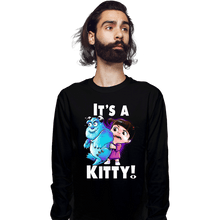 Load image into Gallery viewer, Shirts Long Sleeve Shirts, Unisex / Small / Black It's a Kitty