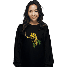 Load image into Gallery viewer, Shirts Long Sleeve Shirts, Unisex / Small / Black Prince of Mischief