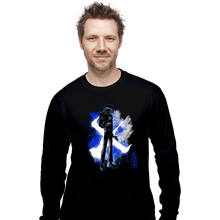 Load image into Gallery viewer, Shirts Long Sleeve Shirts, Unisex / Small / Black Cosmic Cowboy