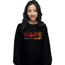 Load image into Gallery viewer, Daily_Deal_Shirts Long Sleeve Shirts, Unisex / Small / Black Hope Since 1977