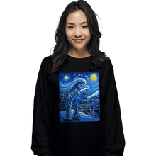 Load image into Gallery viewer, Secret_Shirts Long Sleeve Shirts, Unisex / Small / Black Starry Crumpit
