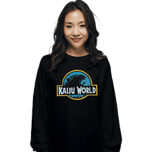 Load image into Gallery viewer, Shirts Long Sleeve Shirts, Unisex / Small / Black Kaiju World
