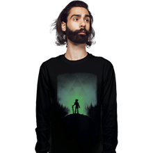 Load image into Gallery viewer, Shirts Long Sleeve Shirts, Unisex / Small / Black Link, Hylian Warrior