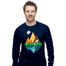 Load image into Gallery viewer, Secret_Shirts Long Sleeve Shirts, Unisex / Small / Navy The Forest View