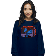Load image into Gallery viewer, Daily_Deal_Shirts Long Sleeve Shirts, Unisex / Small / Navy Cookie Hell