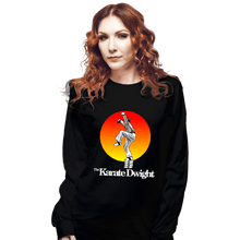 Load image into Gallery viewer, Shirts Long Sleeve Shirts, Unisex / Small / Black Karate Dwight