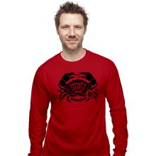 Load image into Gallery viewer, Daily_Deal_Shirts Long Sleeve Shirts, Unisex / Small / Red Daemon's Smoked Crab