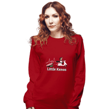 Load image into Gallery viewer, Shirts Long Sleeve Shirts, Unisex / Small / Red Little Kenos