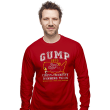 Load image into Gallery viewer, Daily_Deal_Shirts Long Sleeve Shirts, Unisex / Small / Red Gump Running
