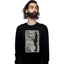 Load image into Gallery viewer, Shirts Long Sleeve Shirts, Unisex / Small / Black Crows Don't Cry