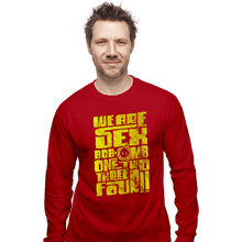 Load image into Gallery viewer, Daily_Deal_Shirts Long Sleeve Shirts, Unisex / Small / Red 1234 Omb