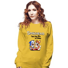 Load image into Gallery viewer, Daily_Deal_Shirts Long Sleeve Shirts, Unisex / Small / Gold Spikehead