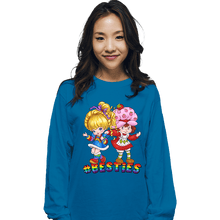 Load image into Gallery viewer, Shirts Long Sleeve Shirts, Unisex / Small / Sapphire Besties