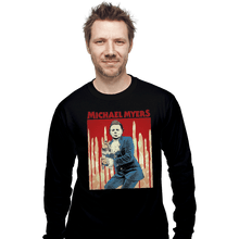 Load image into Gallery viewer, Shirts Long Sleeve Shirts, Unisex / Small / Black Michael Myers