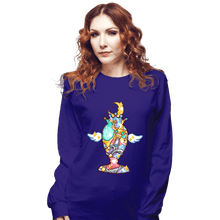 Load image into Gallery viewer, Shirts Long Sleeve Shirts, Unisex / Small / Violet Magical Silhouettes - Holy Grail