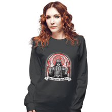 Load image into Gallery viewer, Shirts Long Sleeve Shirts, Unisex / Small / Charcoal Our Lord Of The Dark Side
