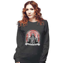Load image into Gallery viewer, Shirts Long Sleeve Shirts, Unisex / Small / Charcoal Our Lord Of The Dark Side