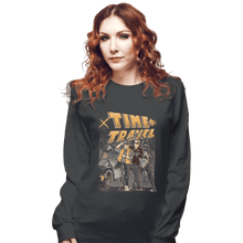 Load image into Gallery viewer, Shirts Long Sleeve Shirts, Unisex / Small / Charcoal Time Travel