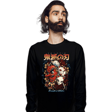 Load image into Gallery viewer, Daily_Deal_Shirts Long Sleeve Shirts, Unisex / Small / Black Breath of Water