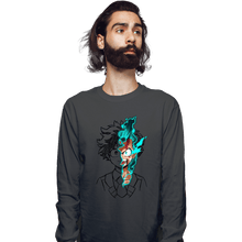 Load image into Gallery viewer, Daily_Deal_Shirts Long Sleeve Shirts, Unisex / Small / Charcoal Power 100 Full Cowl